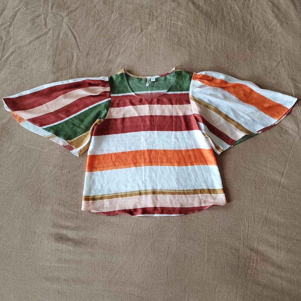 Cato Est. 1946 Sheer Blouse XS
